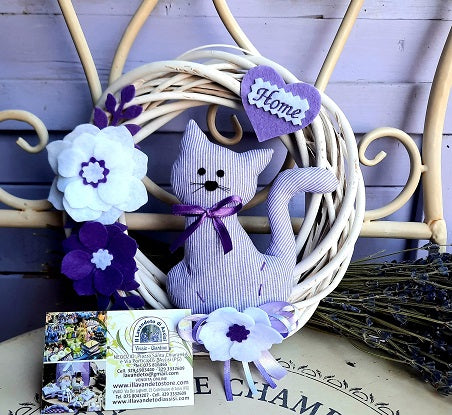 Ghirlanda Lavanda Artificiale 42cm | Decorazione Per Porta, Caminetto O Casa - Foto 10