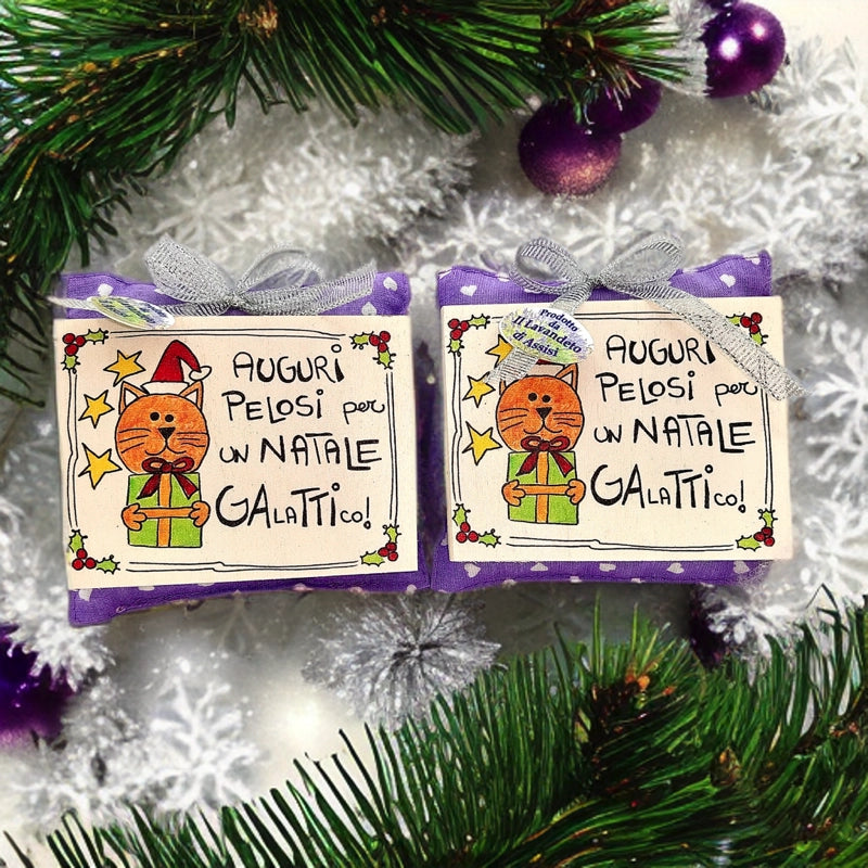 Regali economici di Natale – Calamita natalizia Gatto