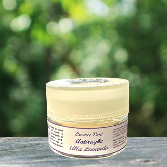 Crema viso antirughe alla lavanda