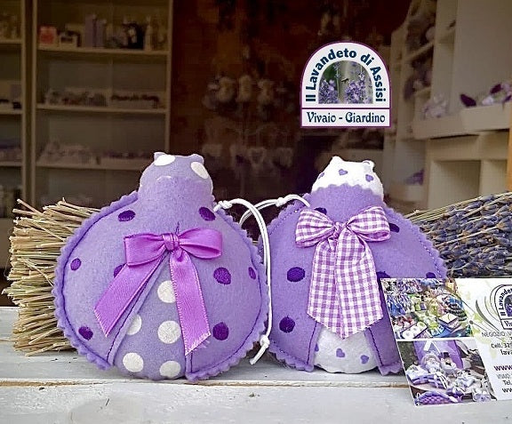 Sacchetti lavanda, sacchetti alla lavanda, sacchetti con lavanda, coccinella in stoffa, profumatore per ambiente, decorazione casa, idee regalo Natale, idee regalo Natale originali, prodotti alla lavanda, creazioni alla lavanda, artigianato lavanda, idee regalo lavanda