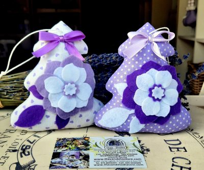 Albero di Natale, albero di Natale con lavanda