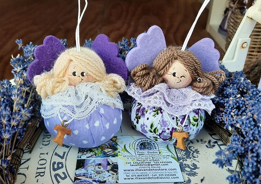 Idee regalo lavanda, sacchetti lavanda, bomboniere religiose, idee per bomboniere cresima e comunione, souvenir Assisi, Tao Francescano. idee regalo Natale, regali di Natale idee, regali di Natale vendita online