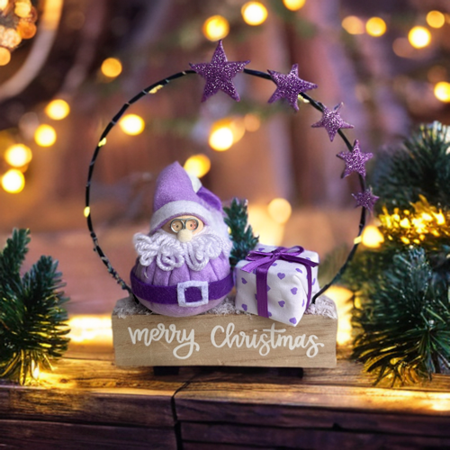 Babbo Natale con luci, Babbo Natale, Babbo Natale piccolo, Babbo Natale con scritta, babbo Natale fatto a mano. Idea regalo originale, decorazione natalizia per la casa, addobbo natalizio originale, babbo natale profumato, decorazione di Natale con luci, regali di babbo natale