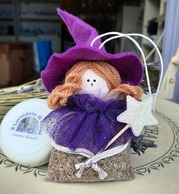 fata, fatina, fatina con bacchetta magica, sacchetti profumati, sacchetti lavanda. Idee regalo per amica, idee regalo per colleghe, regalo per Epifania, cosa regalare all' Epifania. Befana da regalare, befana, regalare befana