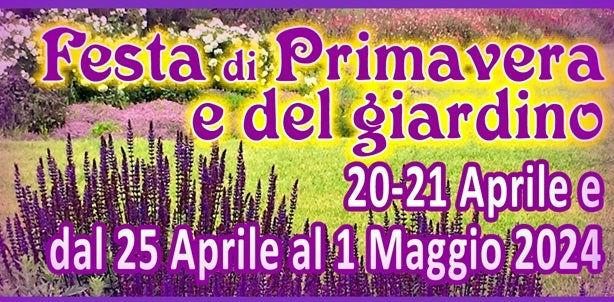 Festa di primavera e del giardino. Eventi Assisi aprile  e maggio 2024