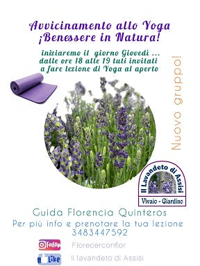 Eventi Assisi ottobre, manifestazioni Assisi, Lezioni di Yoga Assisi, lezioni di Yoga in giardino