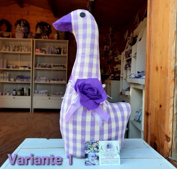 oca fermaporta, fermaporta oca, decorazioni per la casa, idee regalo per la casa, idee regalo Lavanda
