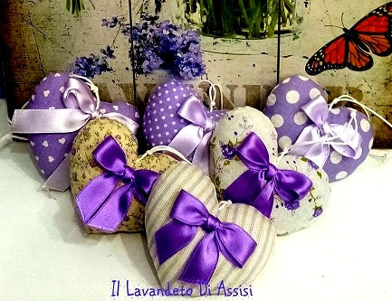 Cuori con Sacchetti lavanda Cuore da regalare1