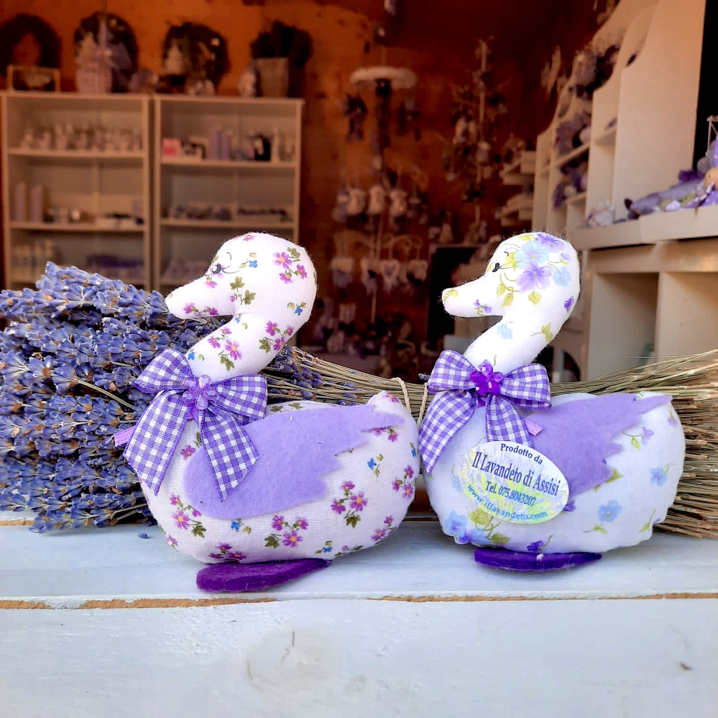 Sacchetti di lavanda cigno