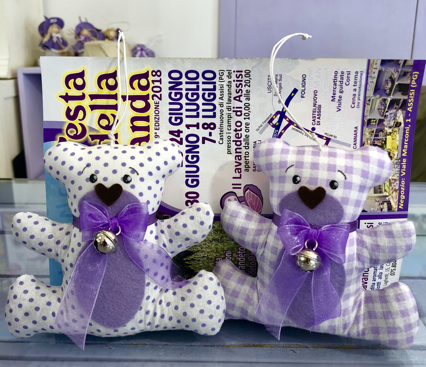 Profumatore ambiente orsetto. Sacchetti lavanda