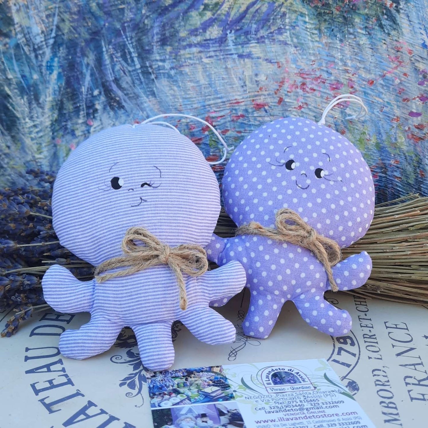 Sacchetti di lavanda polipetto