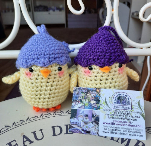 Pulcino, idee regalo Pasqua, pulcini in tessuto, pulcini con lavanda