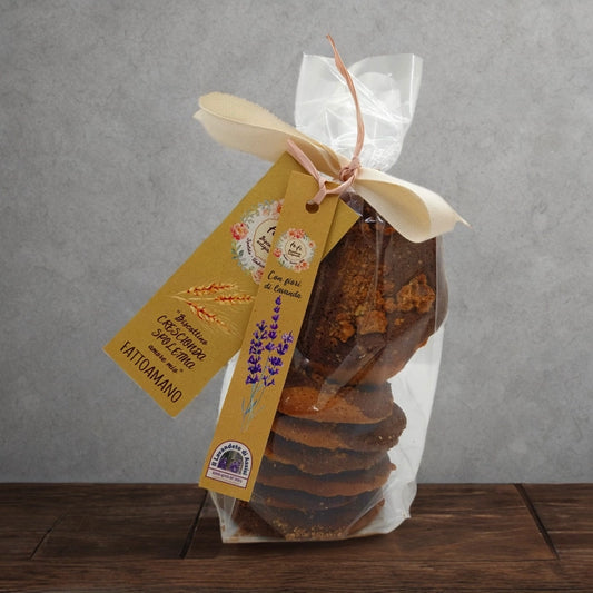 crescionda spoletina biscotti artigianali con fiori di lavanda prodotti tipici umbri dolci secchi artigianali