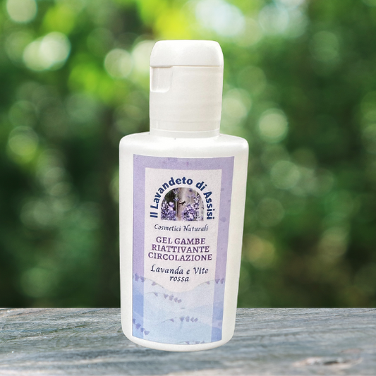 gel gambe riattivante circolazione lavanda e vite rossa gel drenante rinfrescante per gambe pesanti e gonfie