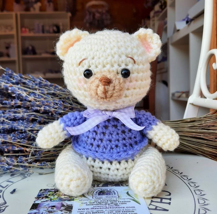 idee regalo san Valentino, orso lavanda, regali per san Valentino