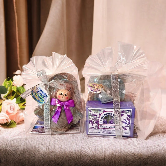 regali per la befana befanina imbottita di lavanda con saponetta artigianale idea regalo epifania profumata