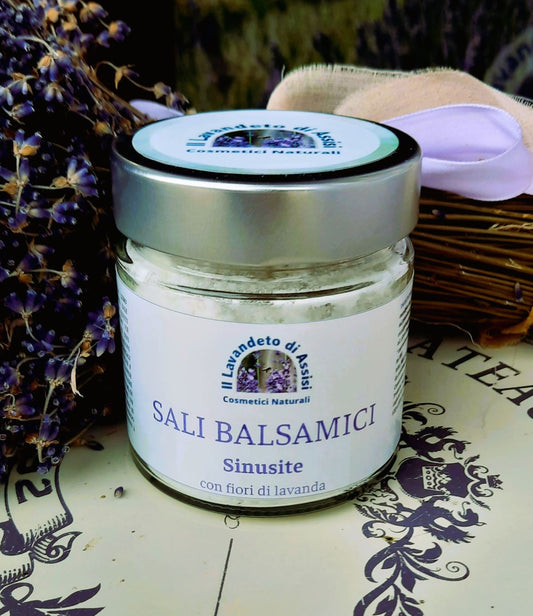 Sali balsamici per sinusite, sali alla lavanda per inalazioni