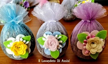 Lavender Easter eggs 3 pieces