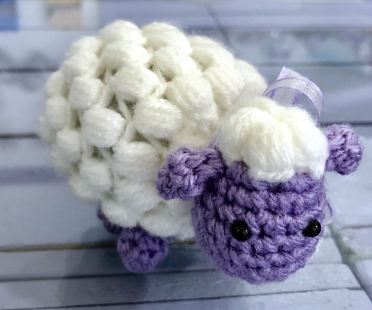 Crochet sheep lavender bags